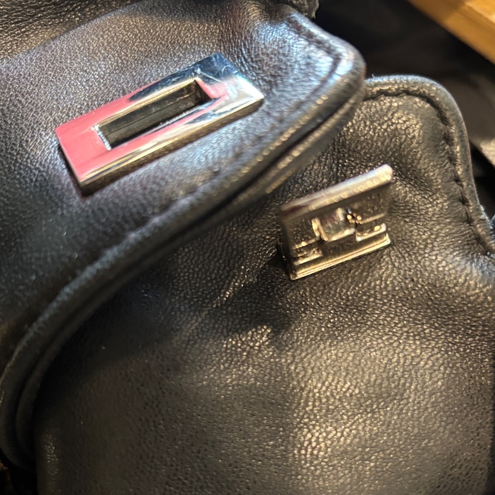 Alfani Black Leather Women's Jacket - Picture 5 of 6